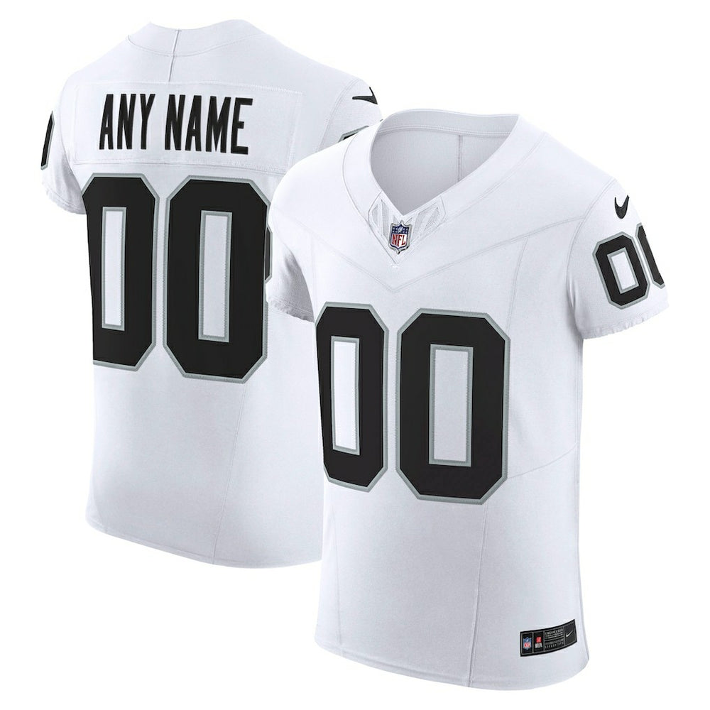 Las Vegas Raiders Vapor F.U.S.E. Elite Custom Jersey White | Nike for Sale
