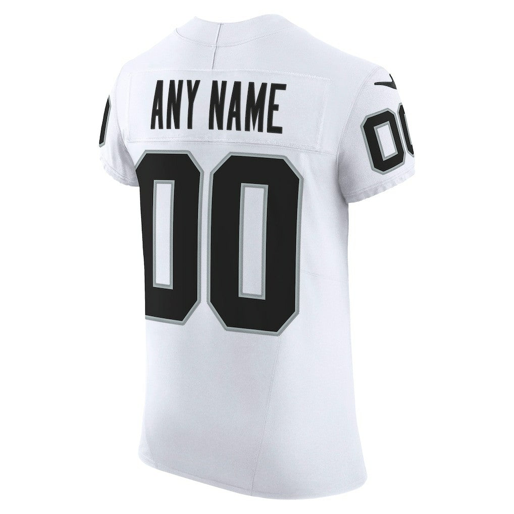 Las Vegas Raiders Vapor F.U.S.E. Elite Custom Jersey White | Nike for Sale
