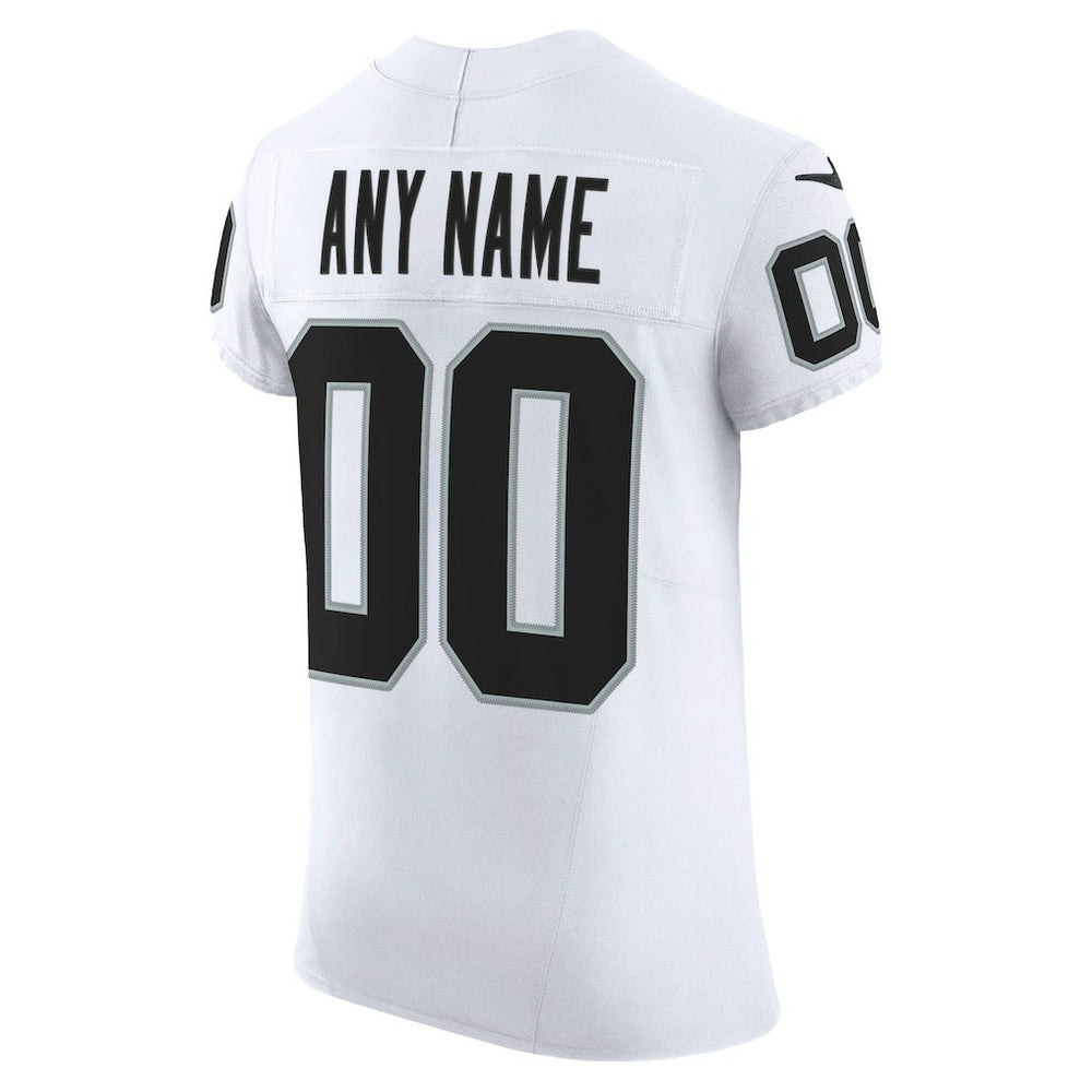 Las Vegas Raiders Vapor F.U.S.E. Elite Custom Jersey White | Nike for Sale