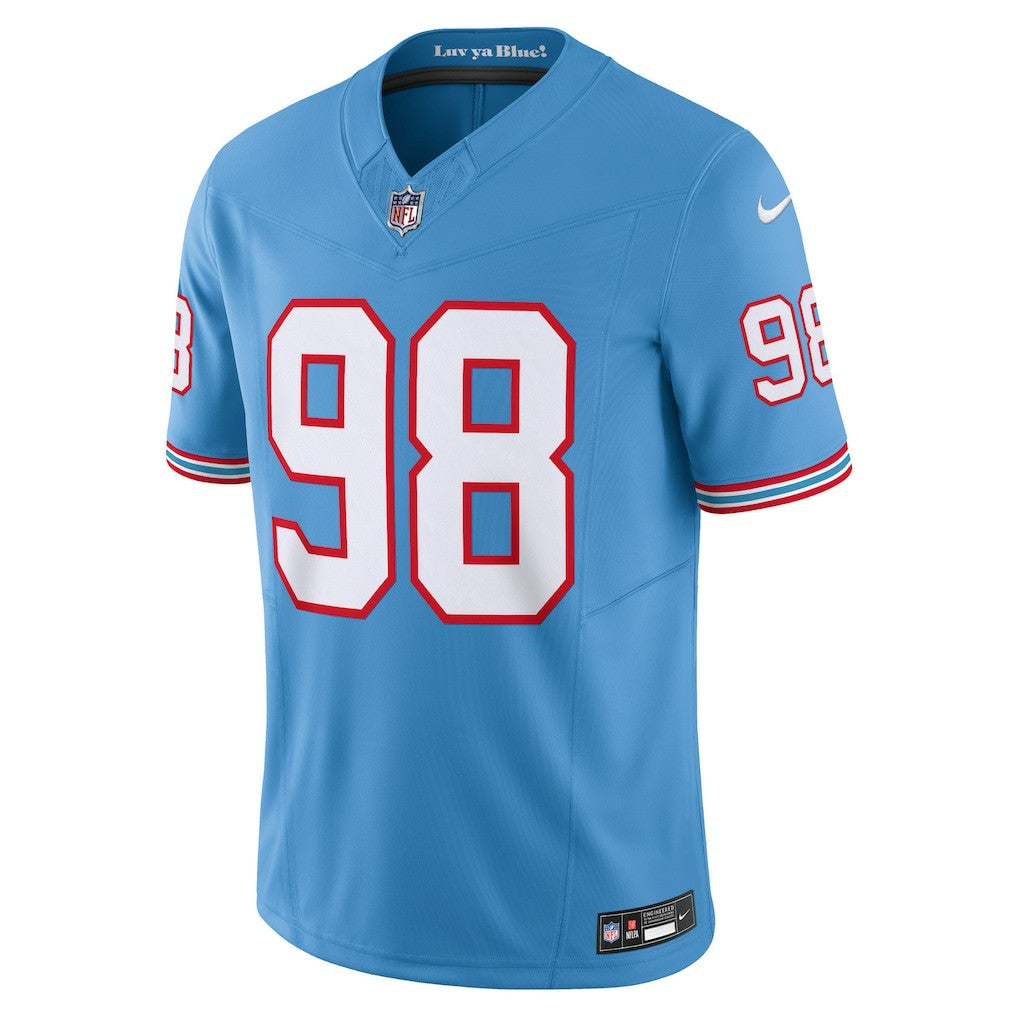 Jeffery Simmons Tennessee Titans Vapor F.U.S.E. Limited Jersey Light Blue | Nike for Sale