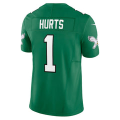 Jalen Hurts Philadelphia Eagles Vapor F.U.S.E. Limited Jersey Kelly Green | Nike for Sale