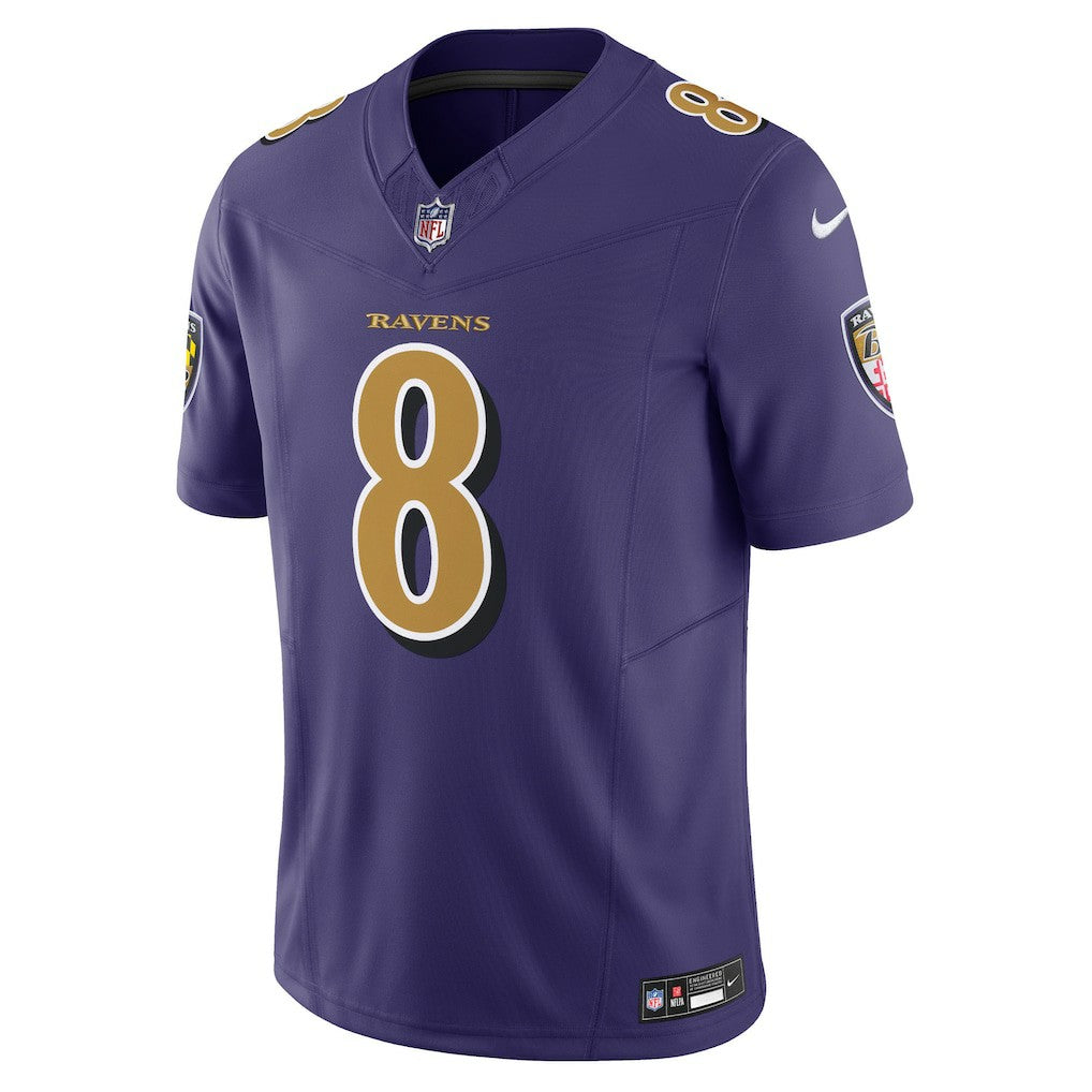 Lamar Jackson Baltimore Ravens Vapor F.U.S.E. Limited Jersey Purple | Nike for Sale