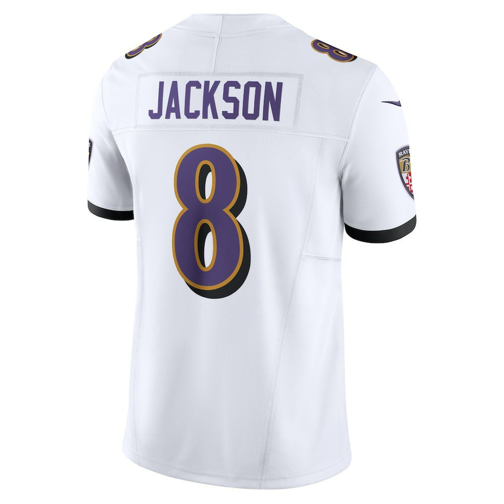 Lamar Jackson Baltimore Ravens Vapor F.U.S.E. Limited Jersey White | Nike for Sale
