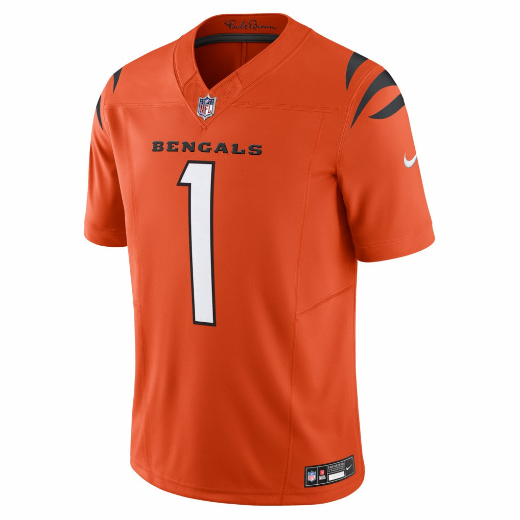 Ja'Marr Chase Cincinnati Bengals Vapor F.U.S.E. Limited Jersey Orange | Nike for Sale