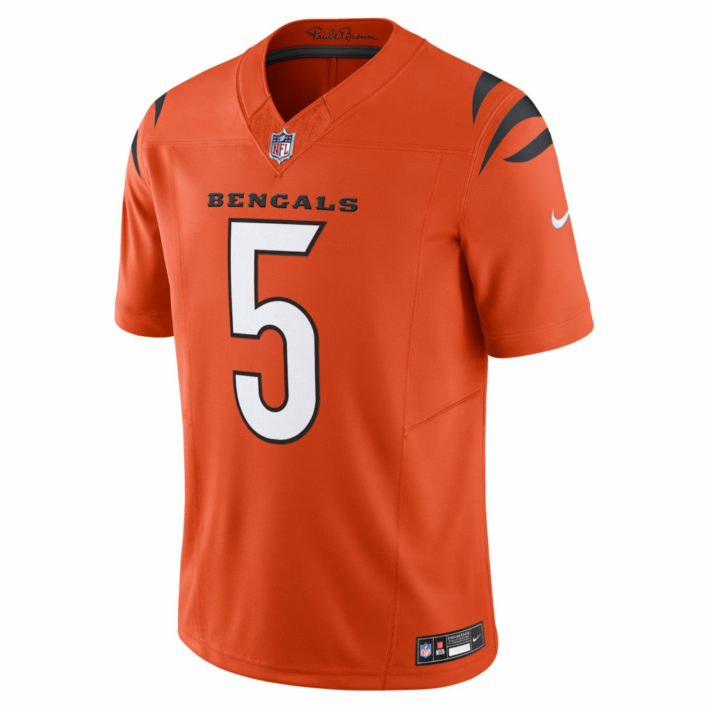 Tee Higgins Cincinnati Bengals Vapor F.U.S.E. Limited Jersey Orange | Nike for Sale