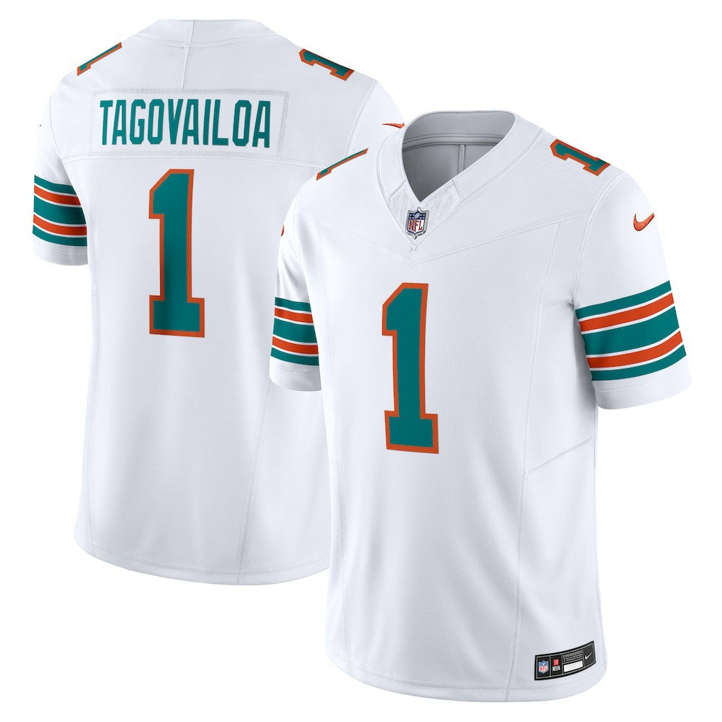 Tua Tagovailoa Miami Dolphins Vapor F.U.S.E. Limited Jersey White | Nike for Sale