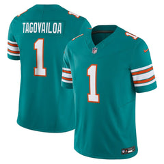 Tua Tagovailoa Miami Dolphins Vapor F.U.S.E. Limited Jersey Aqua | Nike for Sale