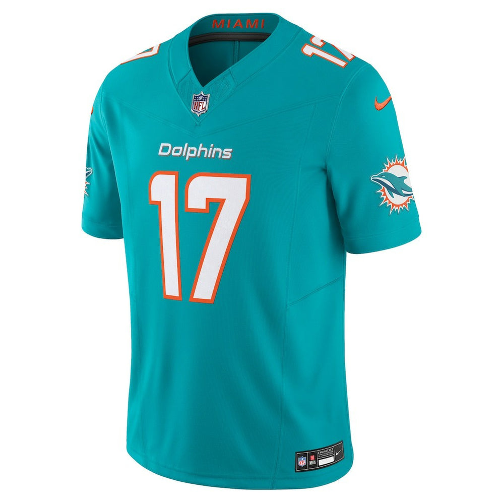 Jaylen Waddle Miami Dolphins Vapor F.U.S.E. Limited Jersey Aqua | Nike for Sale