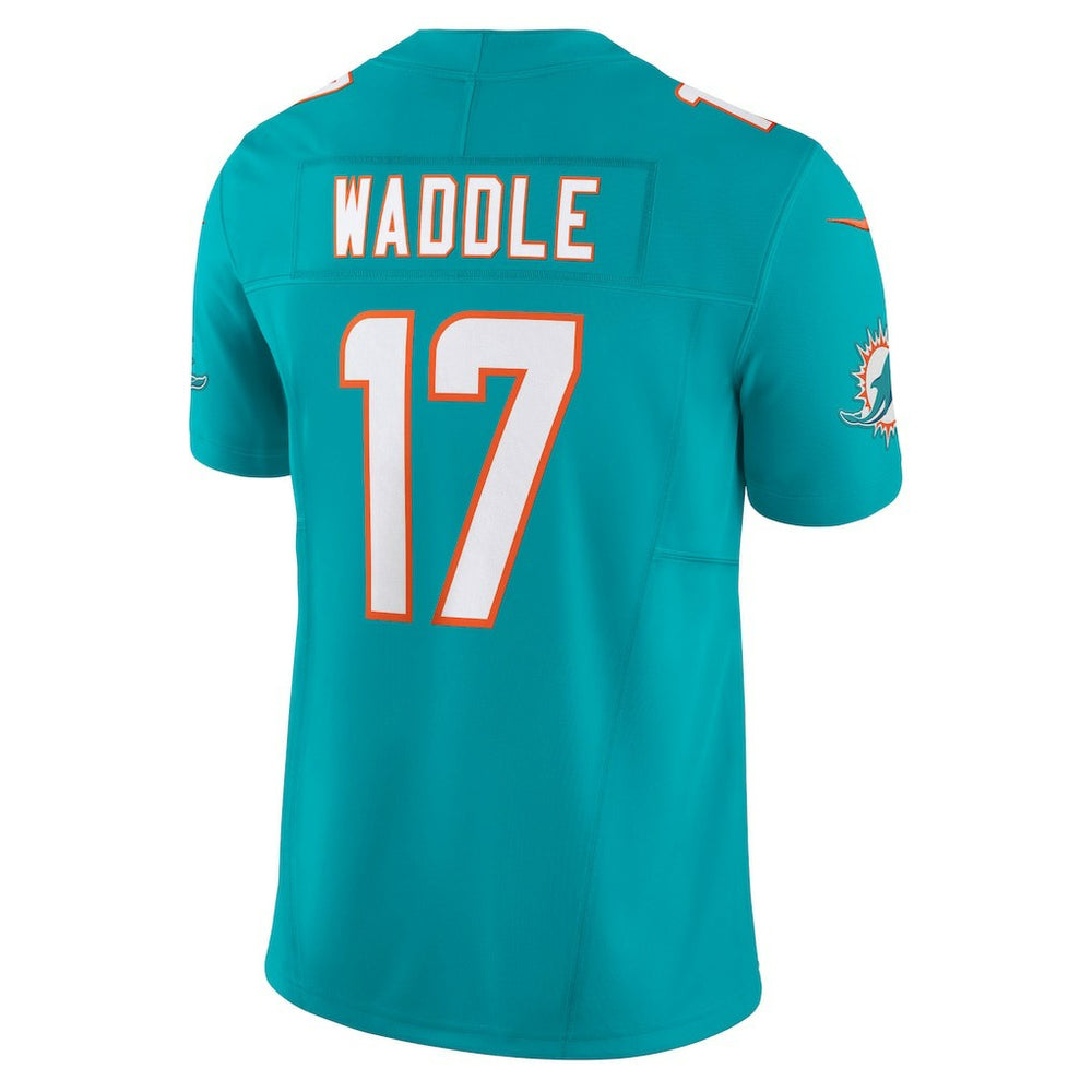 Jaylen Waddle Miami Dolphins Vapor F.U.S.E. Limited Jersey Aqua | Nike for Sale