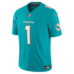 Tua Tagovailoa Miami Dolphins Vapor F.U.S.E. Limited Jersey Aqua | Nike for Sale