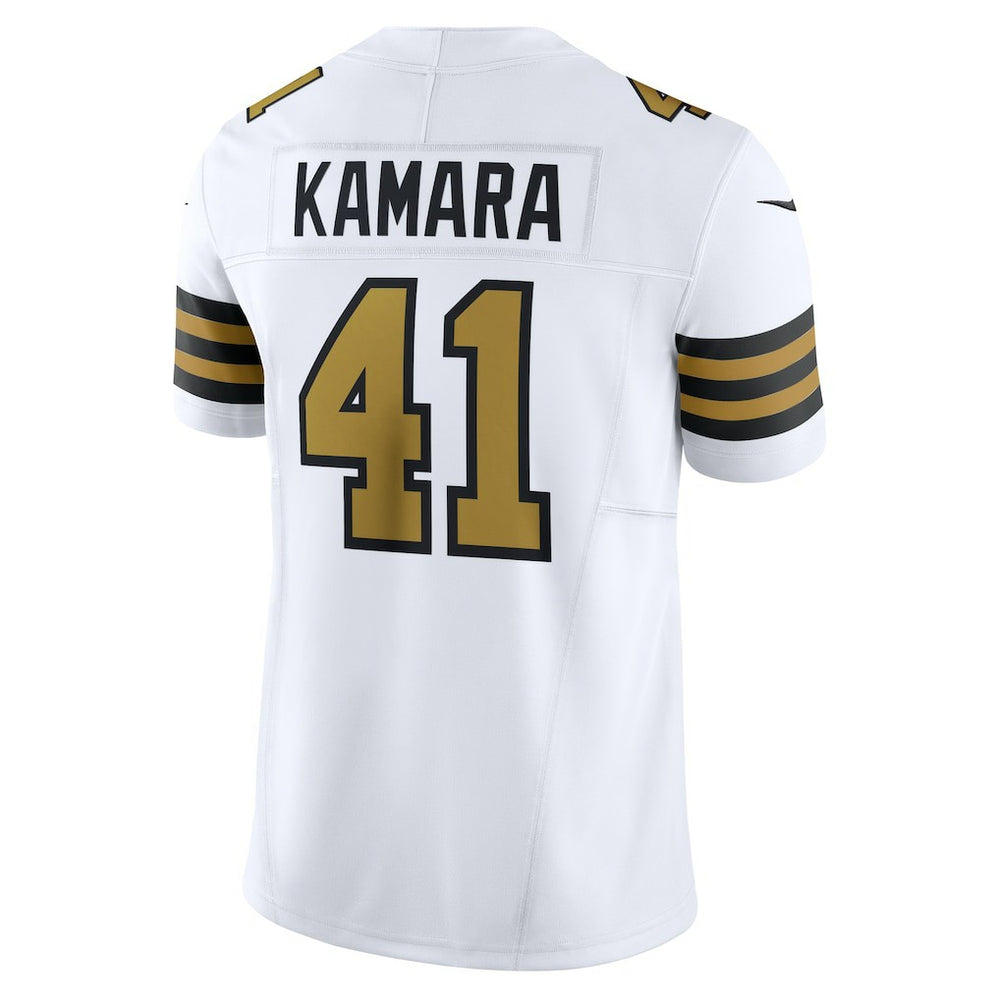 Alvin Kamara New Orleans Saints Alternate Vapor F.U.S.E. Limited Jersey White | Nike for Sale