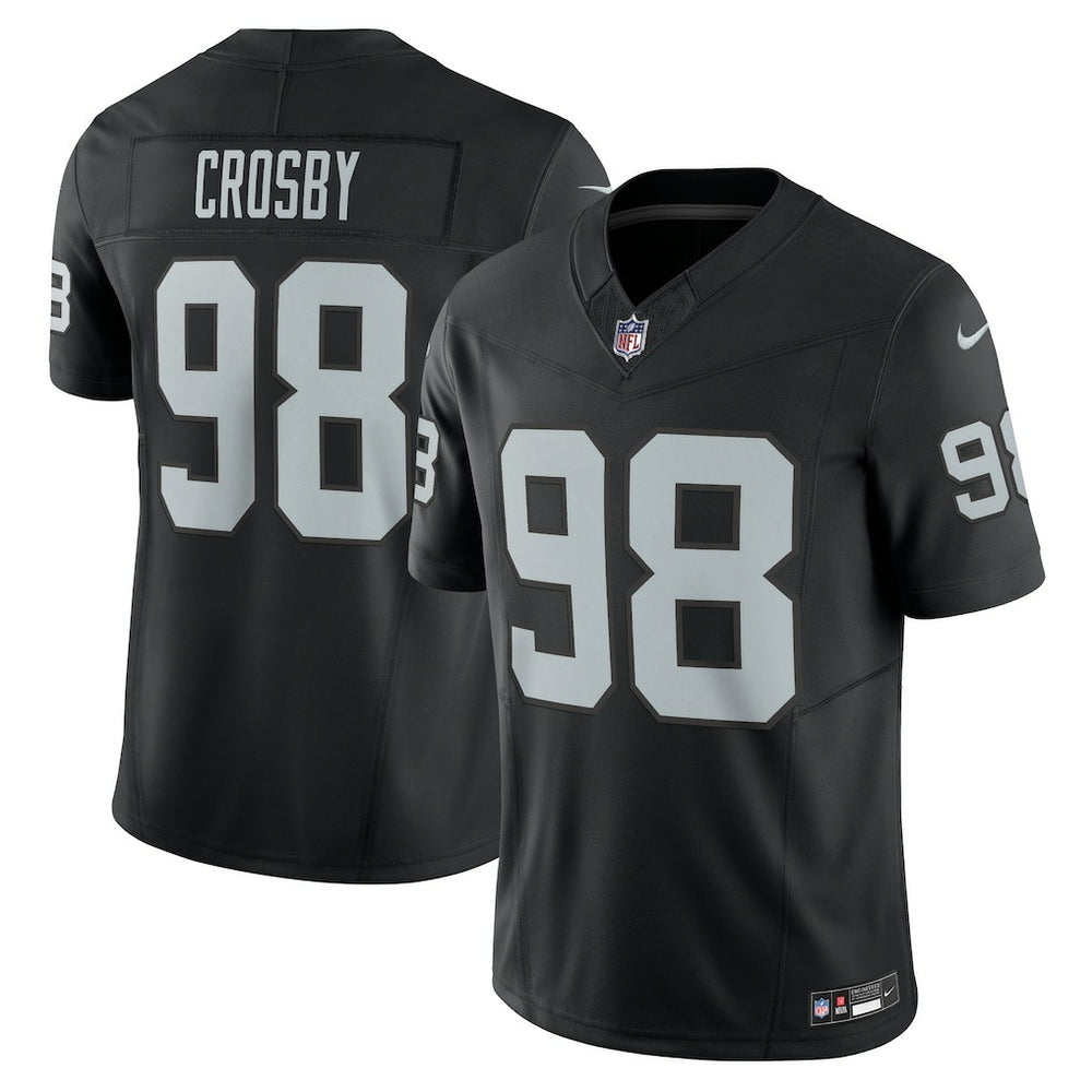 Maxx Crosby Las Vegas Raiders Vapor F.U.S.E. Limited Jersey Black | Nike for Sale
