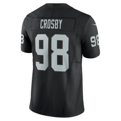 Maxx Crosby Las Vegas Raiders Vapor F.U.S.E. Limited Jersey Black | Nike for Sale