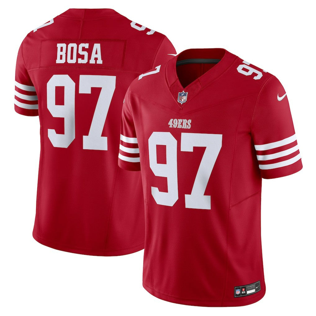 Nick Bosa San Francisco 49ers Vapor F.U.S.E. Limited Jersey Scarlet | Nike for Sale