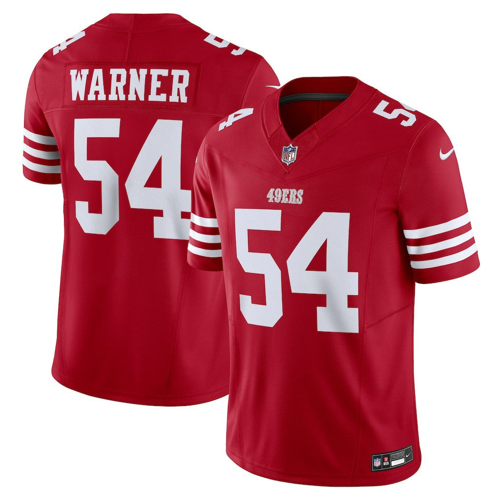 Fred Warner San Francisco 49ers Vapor F.U.S.E. Limited Jersey Scarlet | Nike for Sale