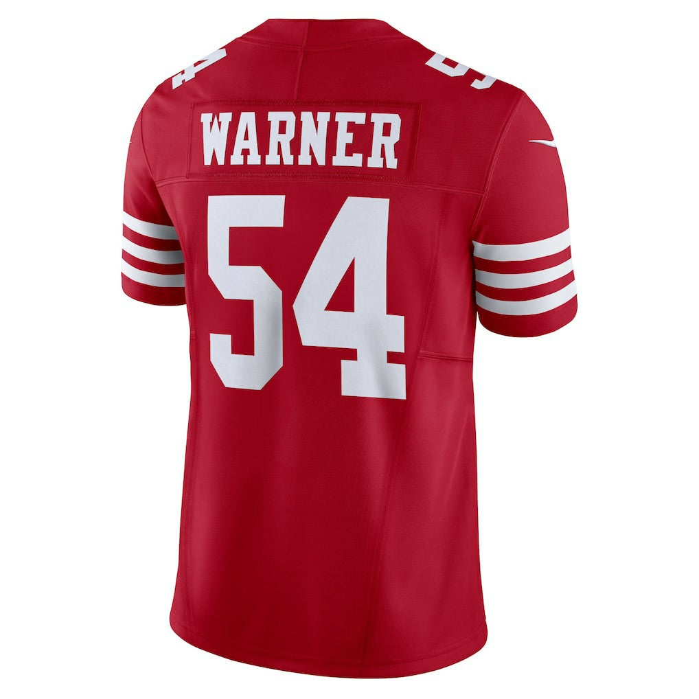 Fred Warner San Francisco 49ers Vapor F.U.S.E. Limited Jersey Scarlet | Nike for Sale