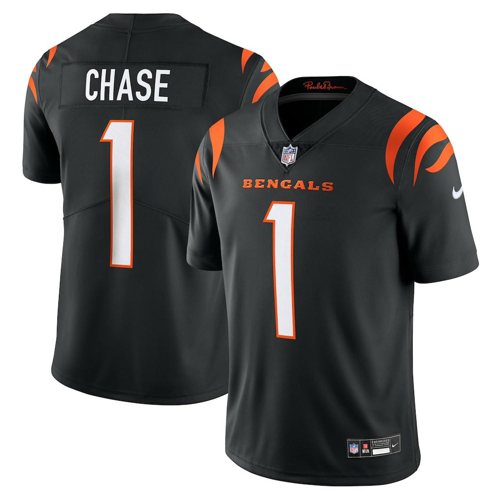 Ja'Marr Chase Cincinnati Bengals Vapor Untouchable Limited Jersey Black | Nike for Sale