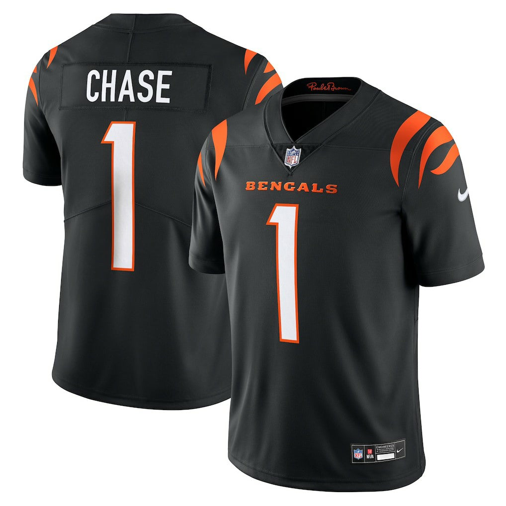 Ja'Marr Chase Cincinnati Bengals Vapor Untouchable Limited Jersey Black | Nike for Sale