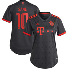 Leroy Sané Bayern Munich Women's 2022/23 Third Replica Player Jersey Charcoal | Adidas discount