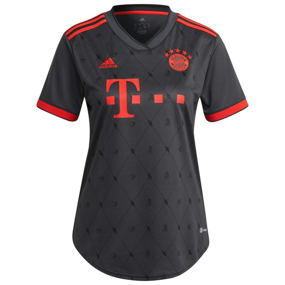 Leroy Sané Bayern Munich Women's 2022/23 Third Replica Player Jersey Charcoal | Adidas discount