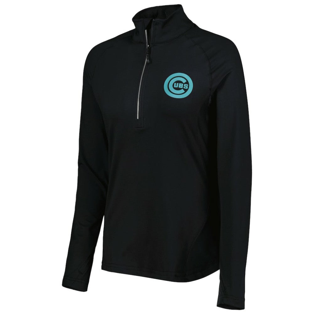 Chicago Cubs Levelwear Women's Energy Quarter-Zip Jacket - MLB