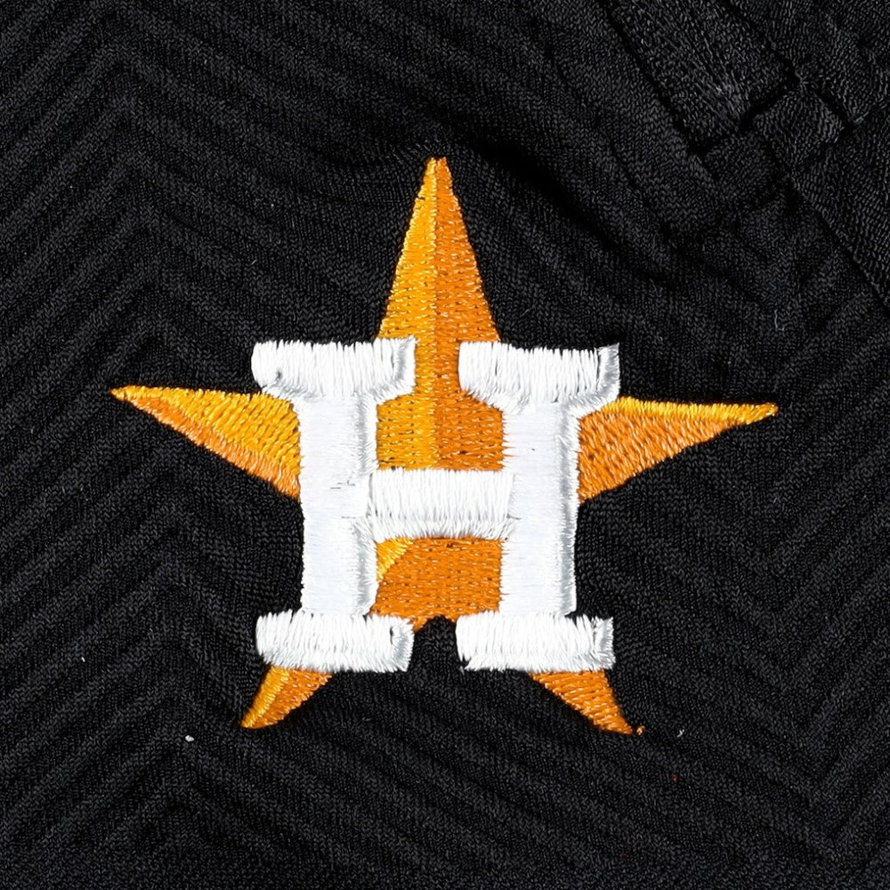 Houston Astros Levelwear Women's Verse Asymmetrical Raglan Tri-Blend Quarter-Zip Jacket - MLB