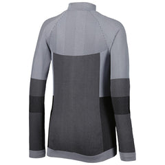 Atlanta Braves Levelwear Women's Verse Asymmetrical Raglan Tri-Blend Quarter-Zip Jacket - MLB