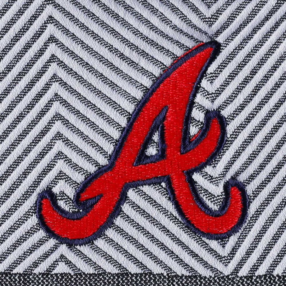 Atlanta Braves Levelwear Women's Verse Asymmetrical Raglan Tri-Blend Quarter-Zip Jacket - MLB