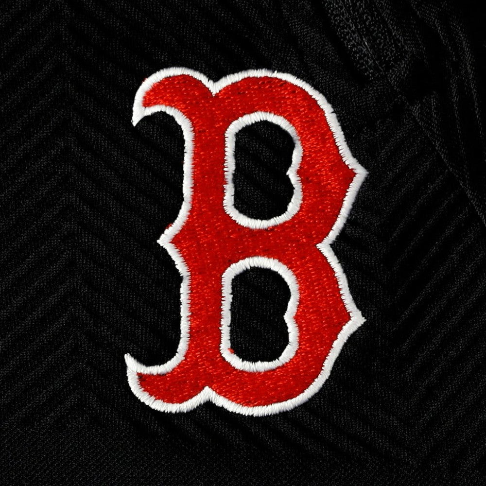 Boston Red Sox Levelwear Women's Verse Asymmetrical Raglan Tri-Blend Quarter-Zip Jacket - MLB