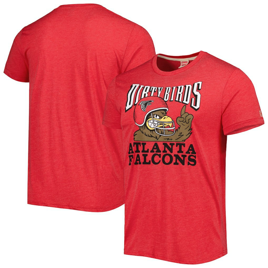 Atlanta Falcons Homage Dirty Birds Hyper Local Tri-Blend T-Shirt Red | NFL