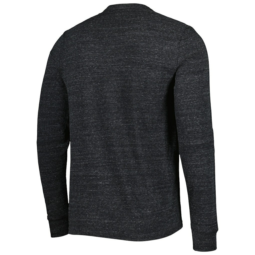 Pittsburgh Steelers Homage Hyper Local Tri-Blend Long Sleeve T-Shirt Charcoal | NFL
