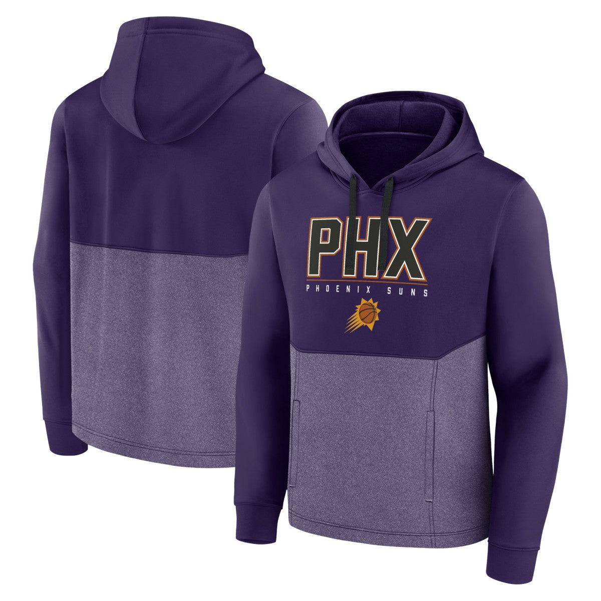 Phoenix Suns Successful Tri-Blend Pullover Hoodie Purple - NBA