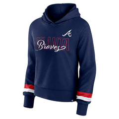 Atlanta Braves Fanatics Women's Over Under Pullover Hoodie - MLB
