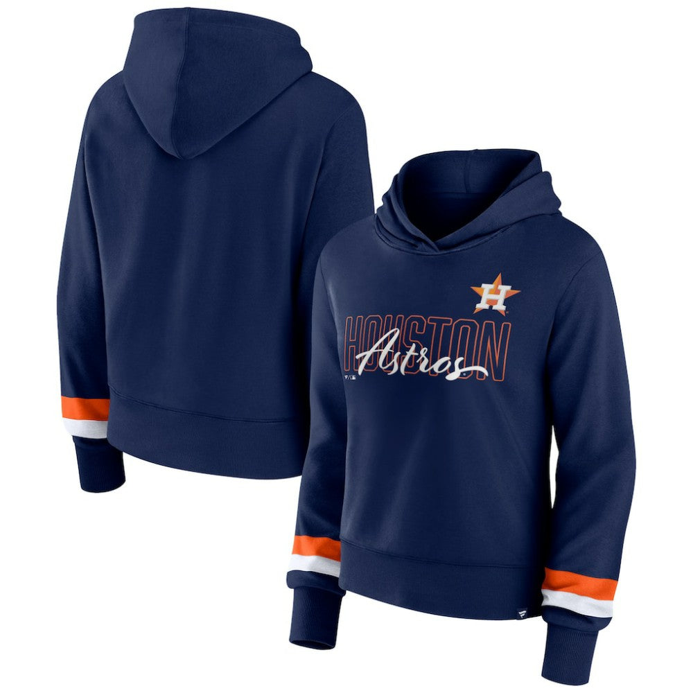 Houston Astros Fanatics Women's Over Under Pullover Hoodie - MLB