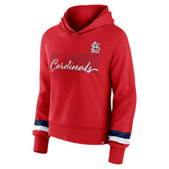 St. Louis Cardinals Fanatics Women's Over Under Pullover Hoodie - MLB
