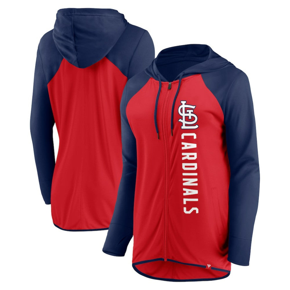 St. Louis Cardinals Fanatics Women's Forever Fan Full-Zip Hoodie Jacket - MLB