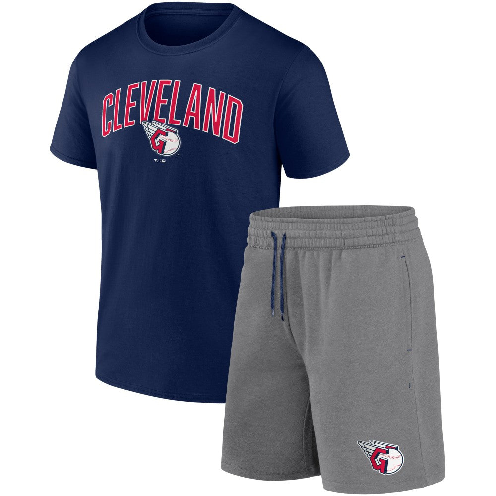 Cleveland Guardians Fanatics Arch T-Shirt & Shorts Combo Set - MLB