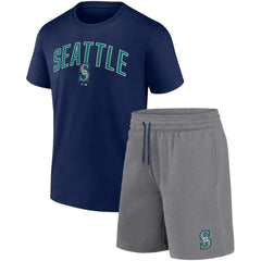 Seattle Mariners Fanatics Arch T-Shirt & Shorts Combo Set - MLB