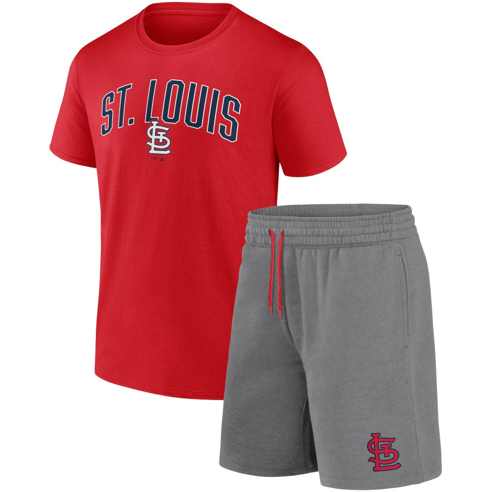 St. Louis Cardinals Fanatics Arch T-Shirt & Shorts Combo Set - MLB
