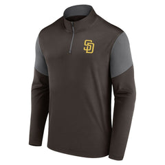 San Diego Padres Fanatics Logo Quarter-Zip Top - MLB