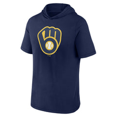 Milwaukee Brewers Fanatics Short Sleeve Hoodie T-Shirt - MLB