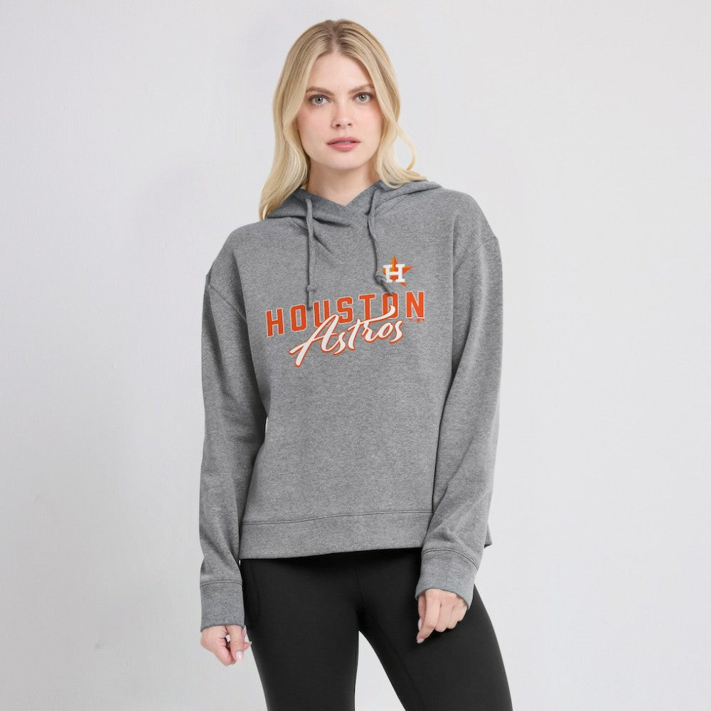 Houston Astros Fanatics Women's Script Favorite Lightweight Pullover Hoodie - MLB