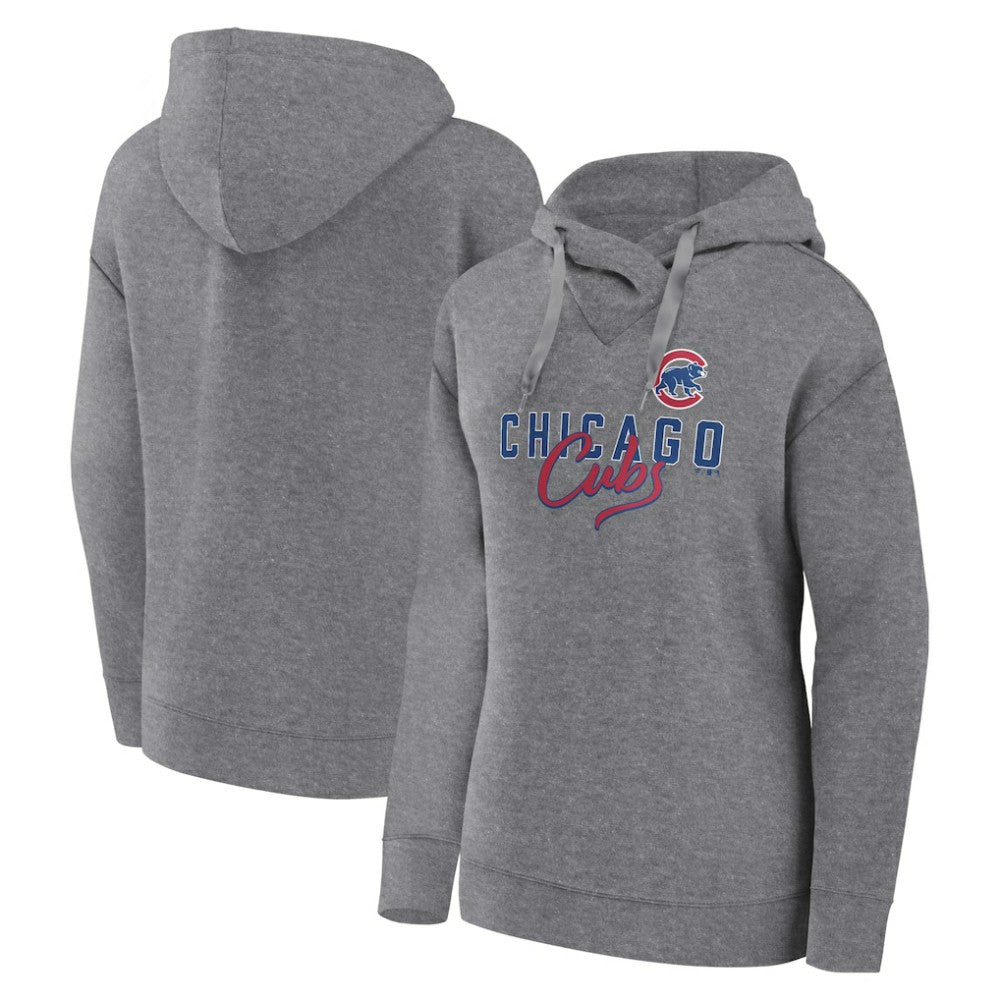 Chicago Cubs Fanatics Women's Script Favorite Lightweight Pullover Hoodie - MLB