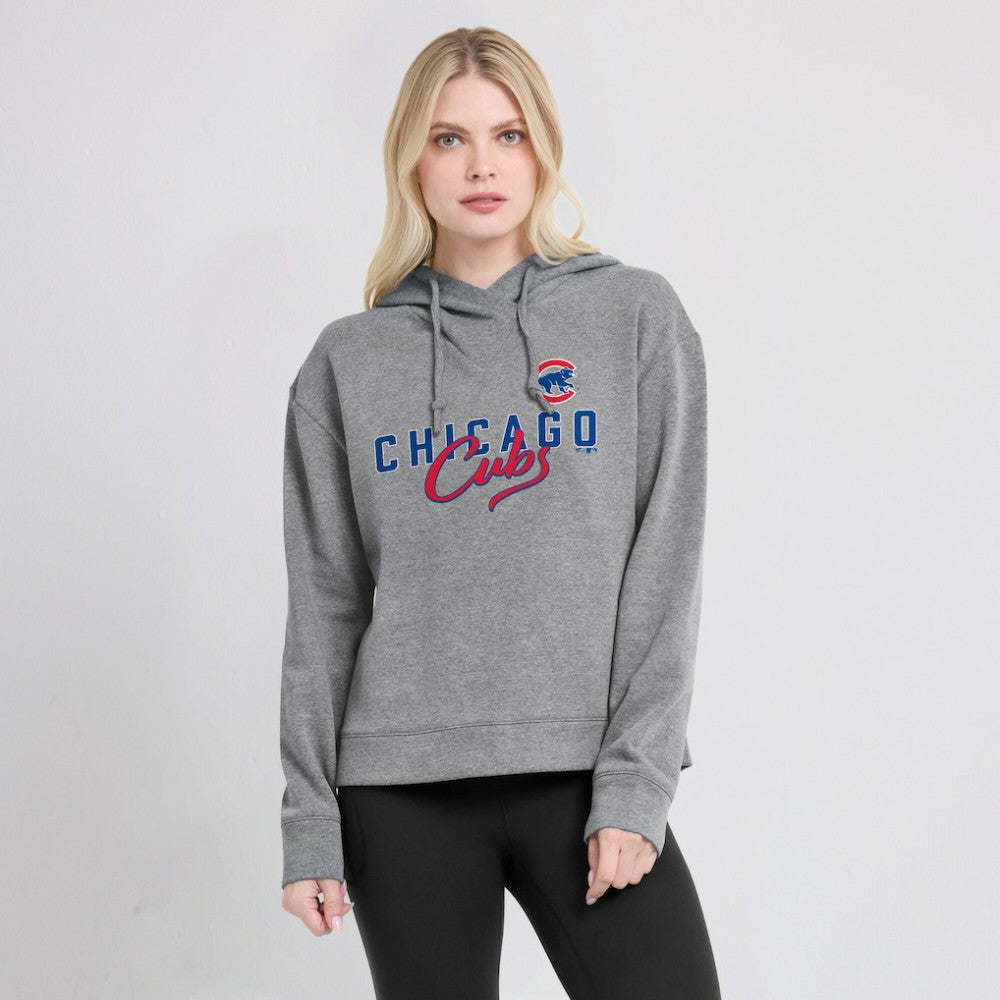 Chicago Cubs Fanatics Women's Script Favorite Lightweight Pullover Hoodie - MLB