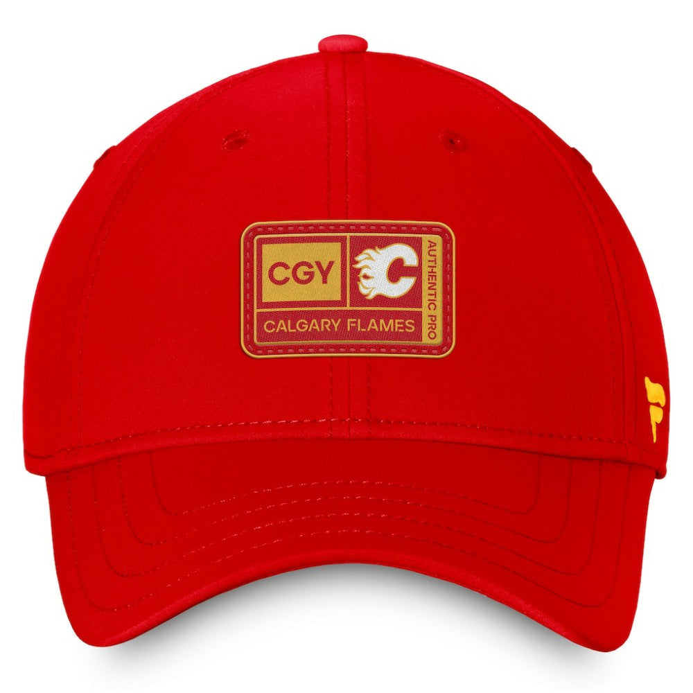 Calgary Flames Fanatics Authentic Pro Training Camp Flex Hat – Red - NHL