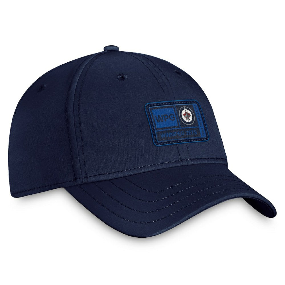 Winnipeg Jets Fanatics Authentic Pro Training Camp Flex Hat – Navy - NHL