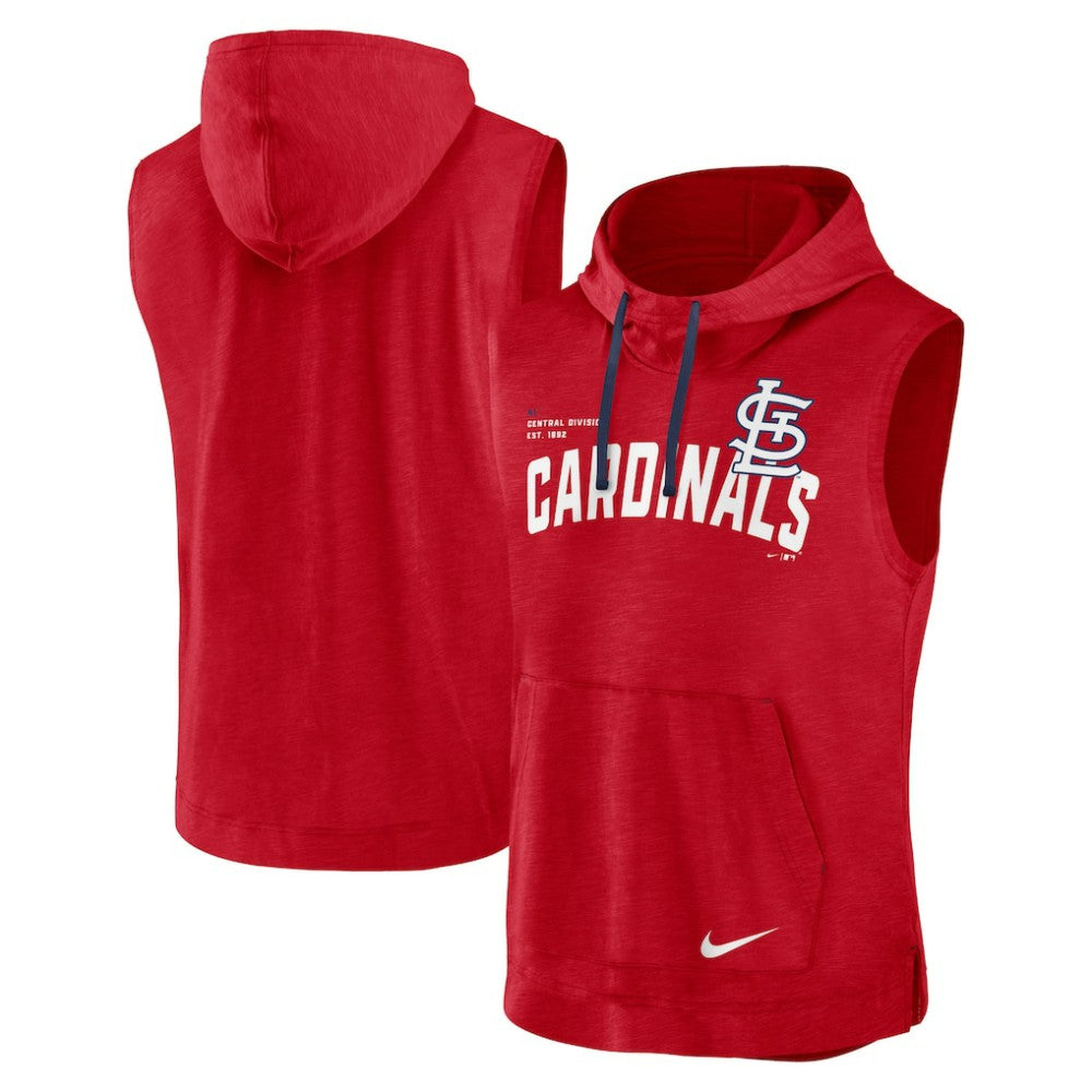 St. Louis Cardinals Nike Athletic Sleeveless Hooded T-Shirt - MLB