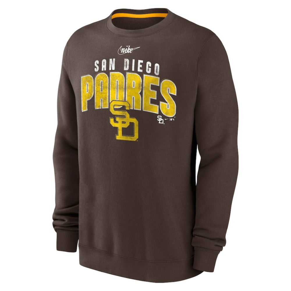 San Diego Padres Nike Cooperstown Collection Team Shout Out Pullover Sweatshirt - MLB
