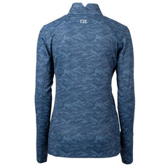 Houston Astros Cutter & Buck Women's Traverse Camo Print Stretch Quarter-Zip Pullover Top - MLB