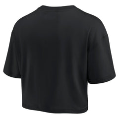 Kansas City Chiefs Women's Elements Super Soft Boxy Cropped T-Shirt Black | Fanatics